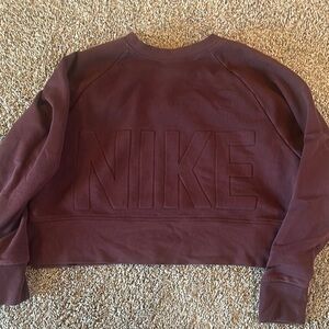 Nike Women's Burgundy Sweatshirt